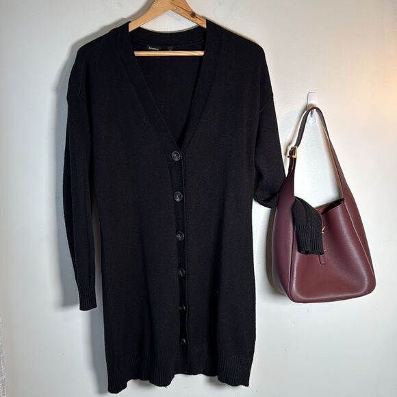 EUC Devotion by Cyrus Black Tunic Cardigan Sweater XS - Picture 2 of 6